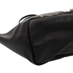 مملوكة مسبقًا Givenchy Black Bambi Print Coated Canvas and Leather Antigona Shopper Tote