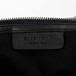 Pre Owned Givenchy Silver Leather Antigona Tote