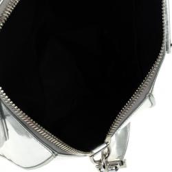 Pre Owned Givenchy Silver Leather Antigona Tote