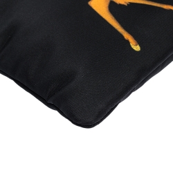 Pre Owned Givenchy Black Nylon Bambi Zip Pouch