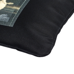Pre Owned Givenchy Black Nylon Bambi Zip Pouch