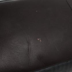 Pre Owned Givenchy Monogram Leather Trim Boston Bag