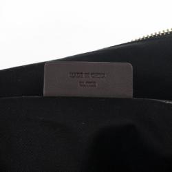 Pre Owned Givenchy Monogram Leather Trim Boston Bag