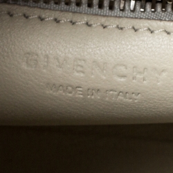 Pre Owned Givenchy Fuchsia/White Leather Horizon Tote