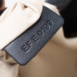 مملوكة مسبقًا Givenchy Black Leather Duo Shopper Tote