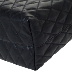 مملوكة مسبقًا Givenchy Black Leather Duo Shopper Tote