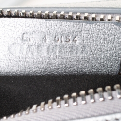 Givenchy Silver Leather Mini Lucrezia Duffel Bag