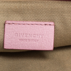 Pre Owned Givenchy Baby Pink Leather Antigona Zip Clutch