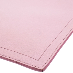 Pre Owned Givenchy Baby Pink Leather Antigona Zip Clutch