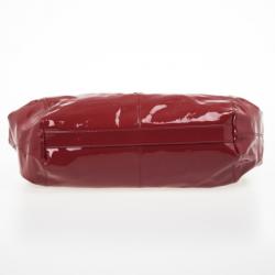 Pre Owned Givenchy Red Large Patent Hobo