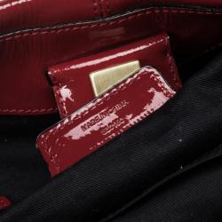 Pre Owned Givenchy Red Large Patent Hobo