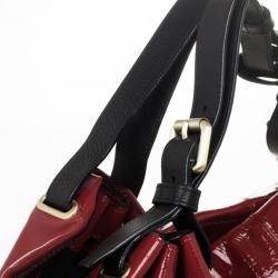 Pre Owned Givenchy Red Large Patent Hobo