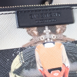 مملوكة مسبقًا Givenchy Multicolor Tribal Coated Canvas and Leather Antigona Shopper Tote