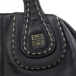 Pre Owned Givenchy Black Nightingale Medium Bag