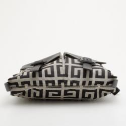 Pre Owned Givenchy Black Monogram Canvas Satchel