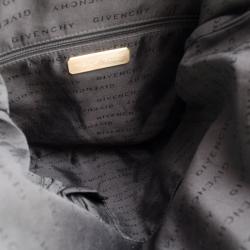 Pre Owned Givenchy Black Monogram Canvas Satchel