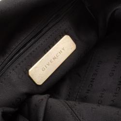 Pre Owned Givenchy Black Monogram Canvas Satchel