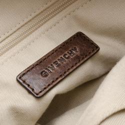 Pre Owned Givenchy Denim Monogram Satchel