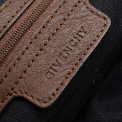 Pre Owned Givenchy Brown Leather Hobo 
