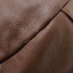 Pre Owned Givenchy Brown Leather Hobo 