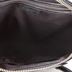 Givenchy Black Croc Embossed Medium Antigona Satchel