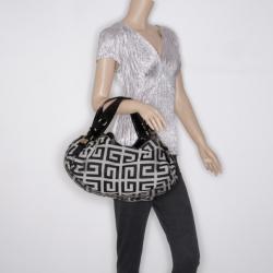Pre Owned Givenchy Monogram Canvas Logo Hobo