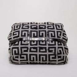 Pre Owned Givenchy Monogram Canvas Logo Hobo
