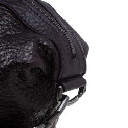 مملوكة مسبقًا Givenchy Purple Grain Leather Medium Nightingale Shoulder Bag