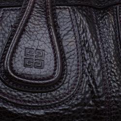 مملوكة مسبقًا Givenchy Purple Grain Leather Medium Nightingale Shoulder Bag