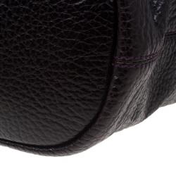 مملوكة مسبقًا Givenchy Purple Grain Leather Medium Nightingale Shoulder Bag