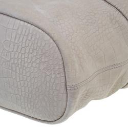 مملوكة مسبقًا Givenchy Beige Leather Elephant Print Nightingale Tote