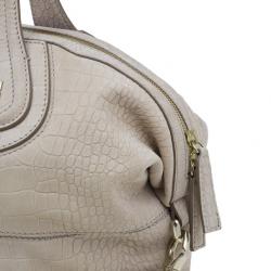 مملوكة مسبقًا Givenchy Beige Leather Elephant Print Nightingale Tote