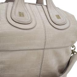 مملوكة مسبقًا Givenchy Beige Leather Elephant Print Nightingale Tote