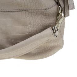 مملوكة مسبقًا Givenchy Beige Leather Elephant Print Nightingale Tote