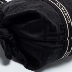 Pre Owned Givenchy Black Nylon Bow Baguette Bag