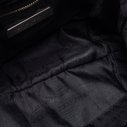 Pre Owned Givenchy Black Nylon Bow Baguette Bag