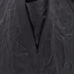 Pre Owned Givenchy Black Leather Tihan Hobo