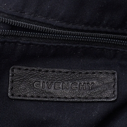 Pre Owned Givenchy Black Leather Tihan Hobo