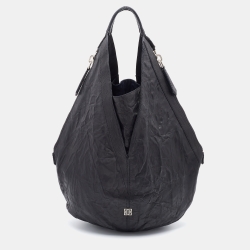 Givenchy Black Leather Tihan Hobo
