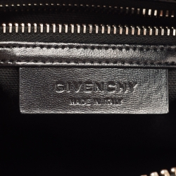 Pre Owned Givenchy Black Glossy Leather Mini Antigona Satchel