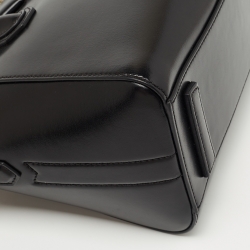 Pre Owned Givenchy Black Glossy Leather Mini Antigona Satchel