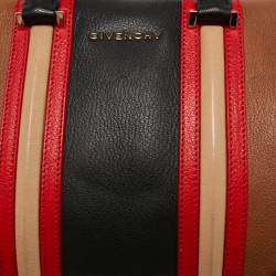 Pre Owned Givenchy Multicolor Leather Lucrezia Boston Bag