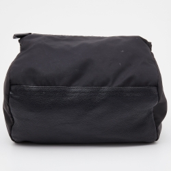 Pre Owned Givenchy Black Nylon and Leather Medium Pandora Box Crossbody Bag
