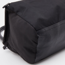 Pre Owned Givenchy Black Nylon and Leather Medium Pandora Box Crossbody Bag