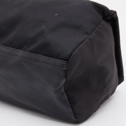 Pre Owned Givenchy Black Nylon and Leather Medium Pandora Box Crossbody Bag