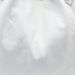 Givenchy Off White Leather Medium Chain Hobo