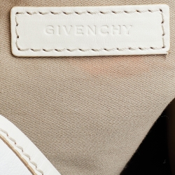 Givenchy Off White Leather Medium Chain Hobo