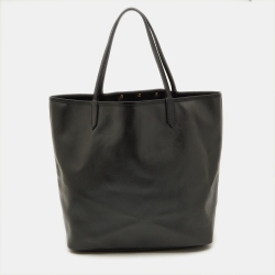 Pre Owned Givenchy Black Coated Canvas and Leather Rottweiler Medium Antigona Tote