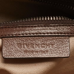 Pre Owned Givenchy Brown Leather Small Antigona Satchel
