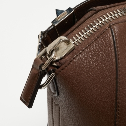 Pre Owned Givenchy Brown Leather Small Antigona Satchel